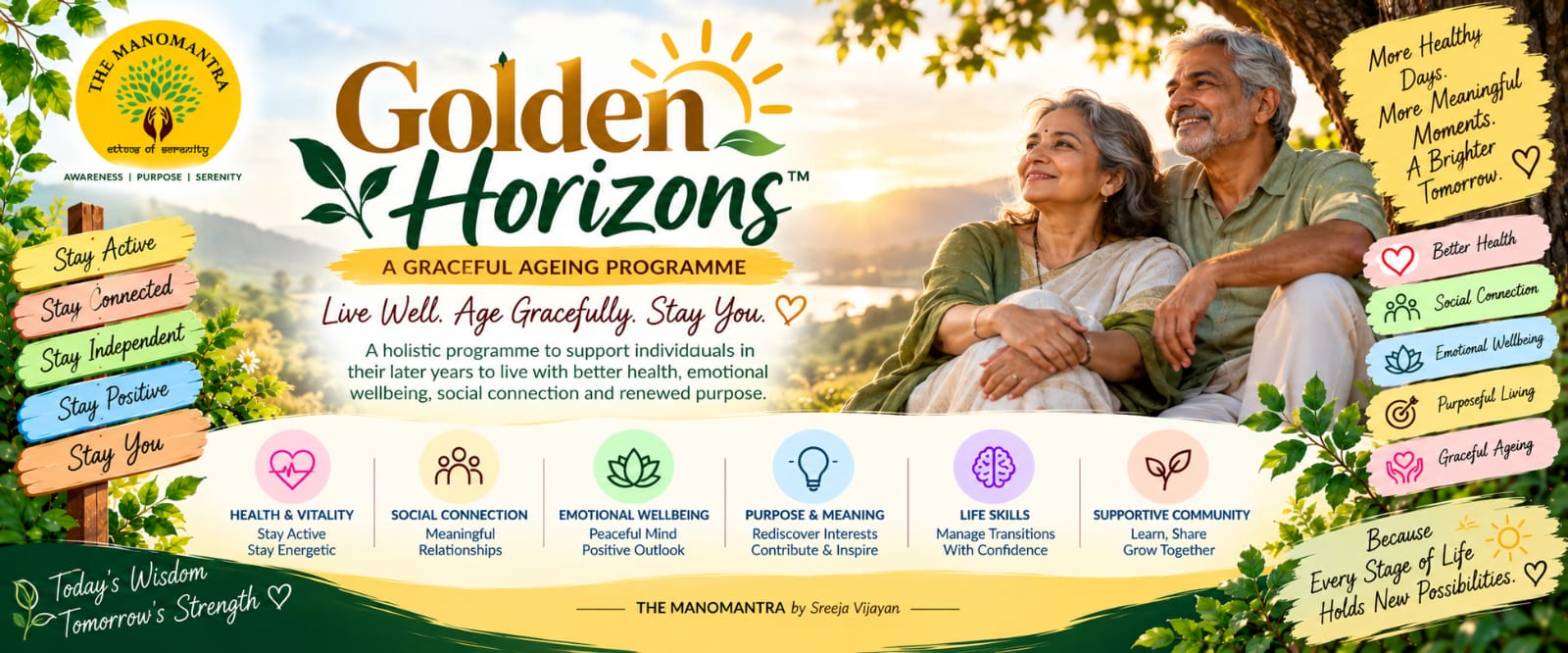 Golden Horizons™ original programme poster